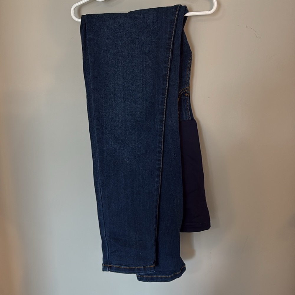 Pink Blush Maternity Straight Leg High Rise Jeans - M - Picture 2 of 5